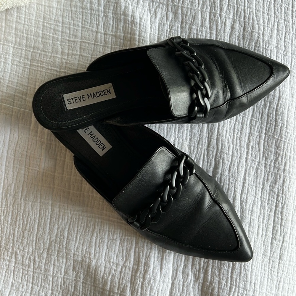 Steve Madden Almah BLACK mule